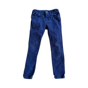 VINEYARD VINES Girls Blue Corduroy Skinny Pants Size 5